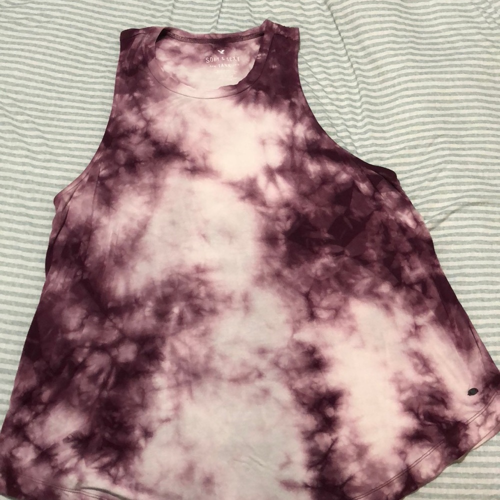 Soft & sexy plum wash tank
